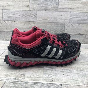 Pre-Owned  ADIDAS Incision TR Women’s Size 7 Trail Running sneakers Black Pink G